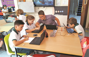 Gulf Weekly Using technology in tandem helps school set the learning agenda